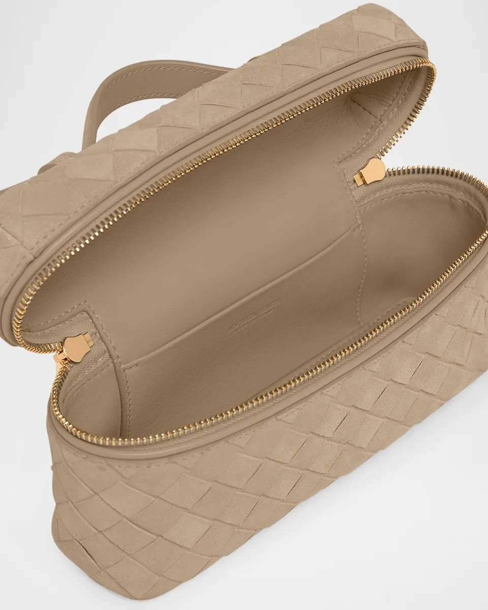 Bottega Veneta Bang Bang Vanity Intrecciato Suede Crossbody Bag | Thumbnail 3