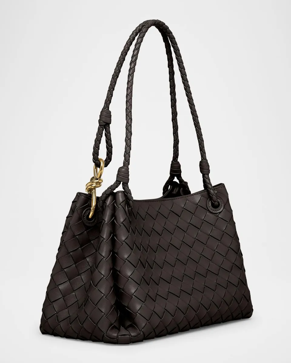 Bottega Veneta Parachute Medium Nappa Leather Shoulder Bag | Thumbnail 3 Bottega Veneta Parachute Medium Nappa Leather Shoulder Bag | Thumbnail 3