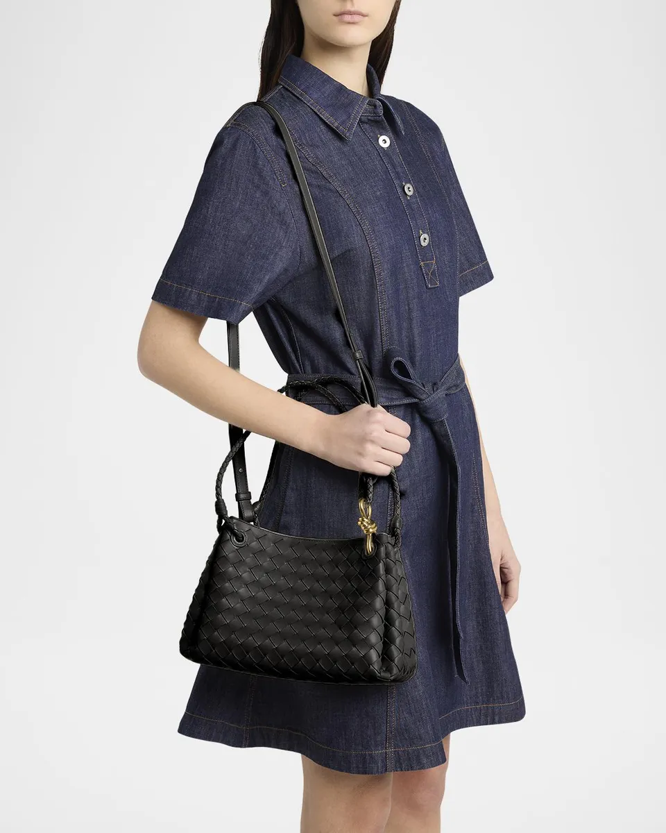 Bottega Veneta Parachute Medium Nappa Leather Shoulder Bag | Thumbnail 2 Bottega Veneta Parachute Medium Nappa Leather Shoulder Bag | Thumbnail 2