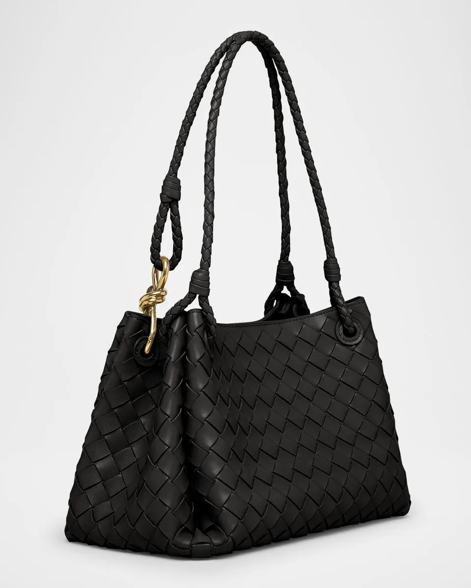 Bottega Veneta Parachute Medium Nappa Leather Shoulder Bag | Thumbnail 3 Bottega Veneta Parachute Medium Nappa Leather Shoulder Bag | Thumbnail 3