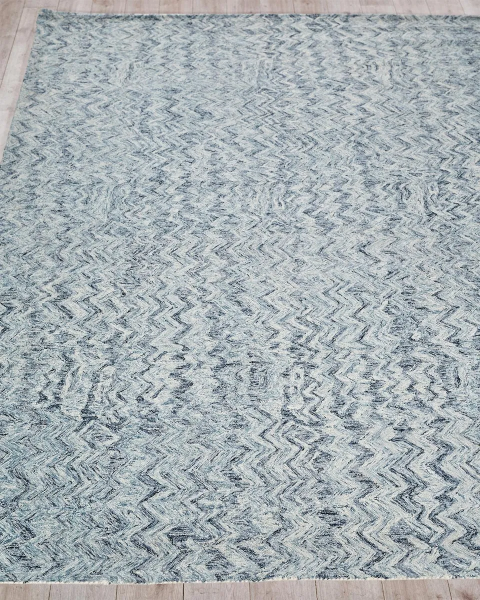 Exquisite Rugs Veneta Hand-Tufted Blue Rug, 8 ' x 10 ' | Thumbnail 3 Exquisite Rugs Veneta Hand-Tufted Blue Rug, 8 ' x 10 ' | Thumbnail 3