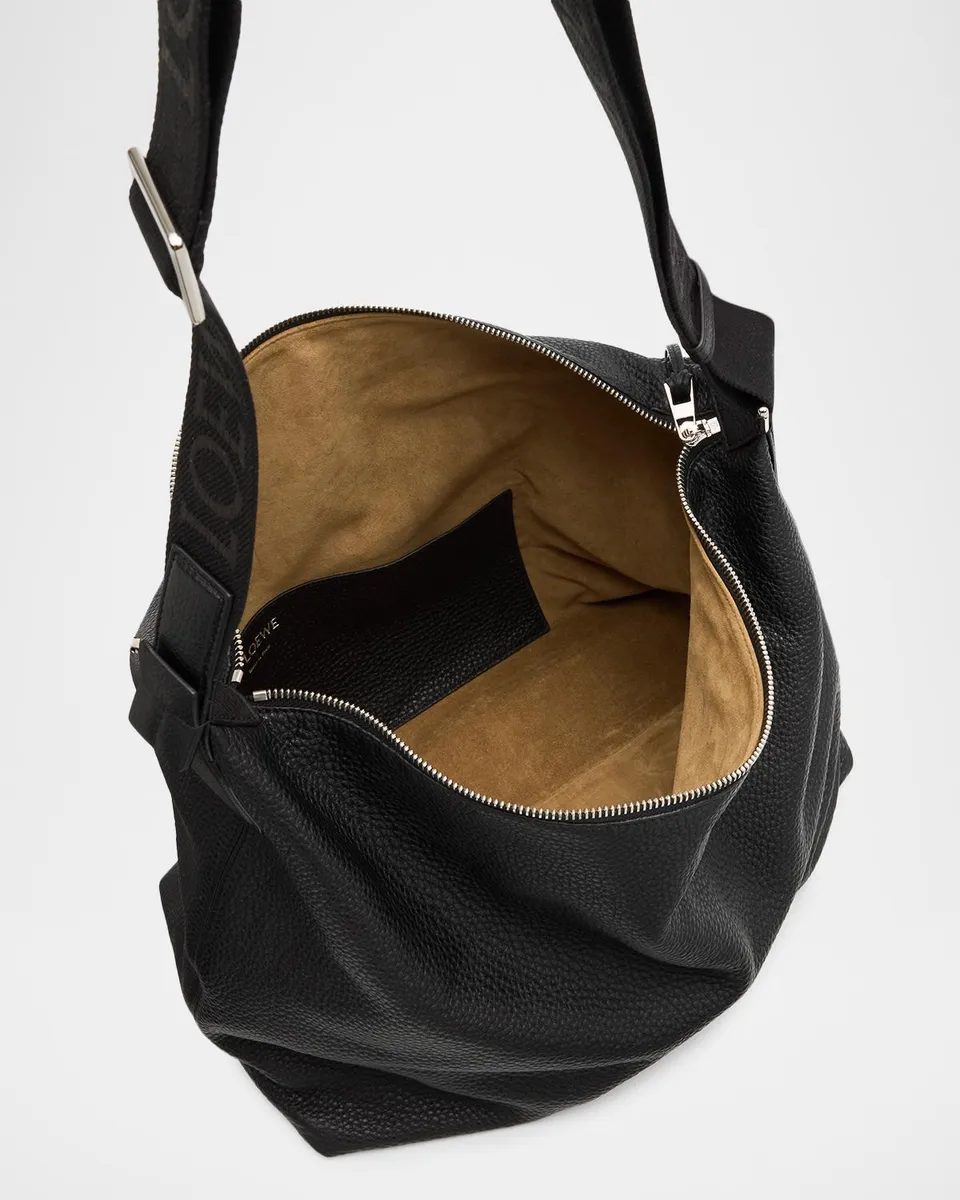 Loewe Men's Cubi Leather Crossbody Bag | Thumbnail 4