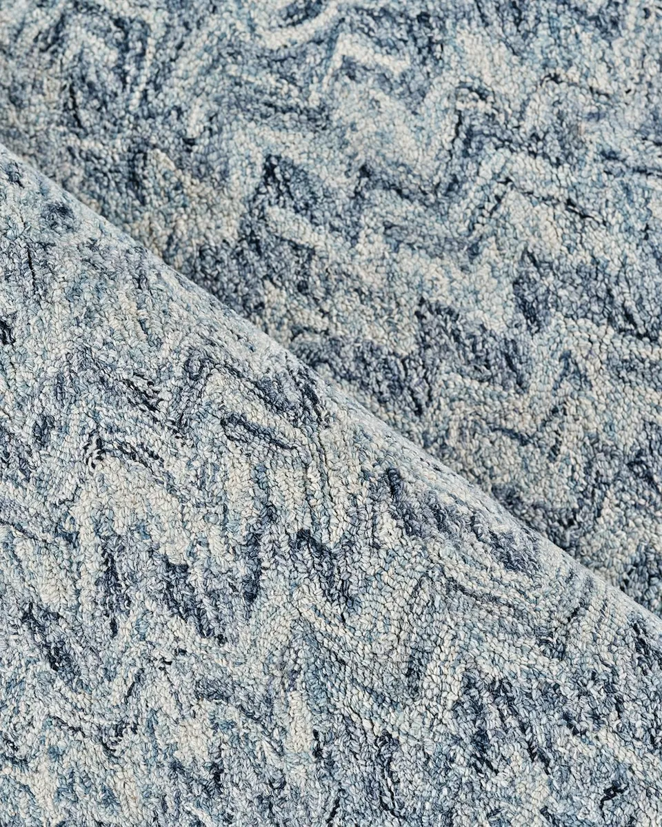 Exquisite Rugs Veneta Hand-Tufted Blue Rug | Thumbnail 4 Exquisite Rugs Veneta Hand-Tufted Blue Rug | Thumbnail 4