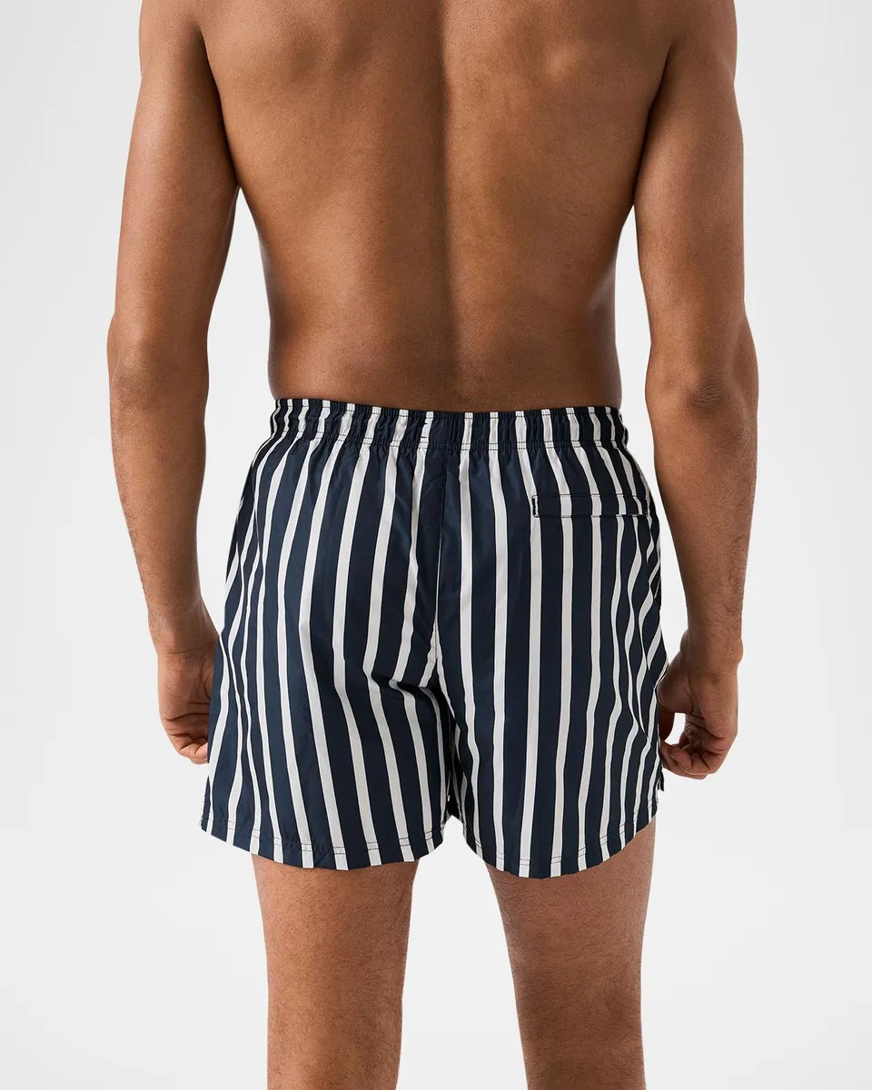 Eton Men's Stripe Slim Swim Trunks | Thumbnail 3