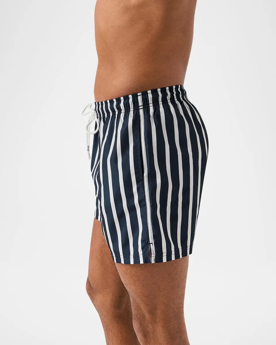 Eton Men's Stripe Slim Swim Trunks | Thumbnail 4