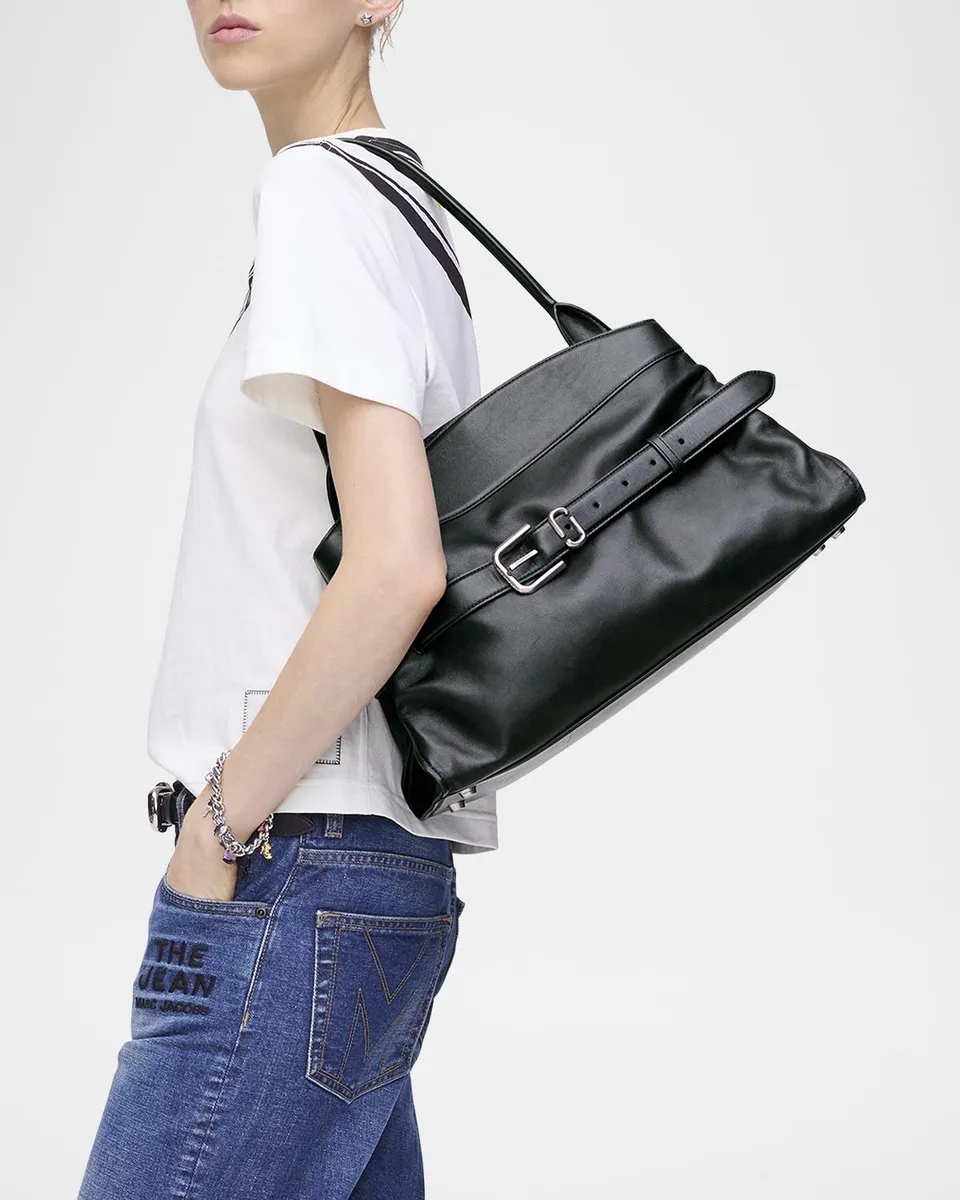 Marc Jacobs The Satchel Leather Shoulder Bag | Thumbnail 2 Marc Jacobs The Satchel Leather Shoulder Bag | Thumbnail 2