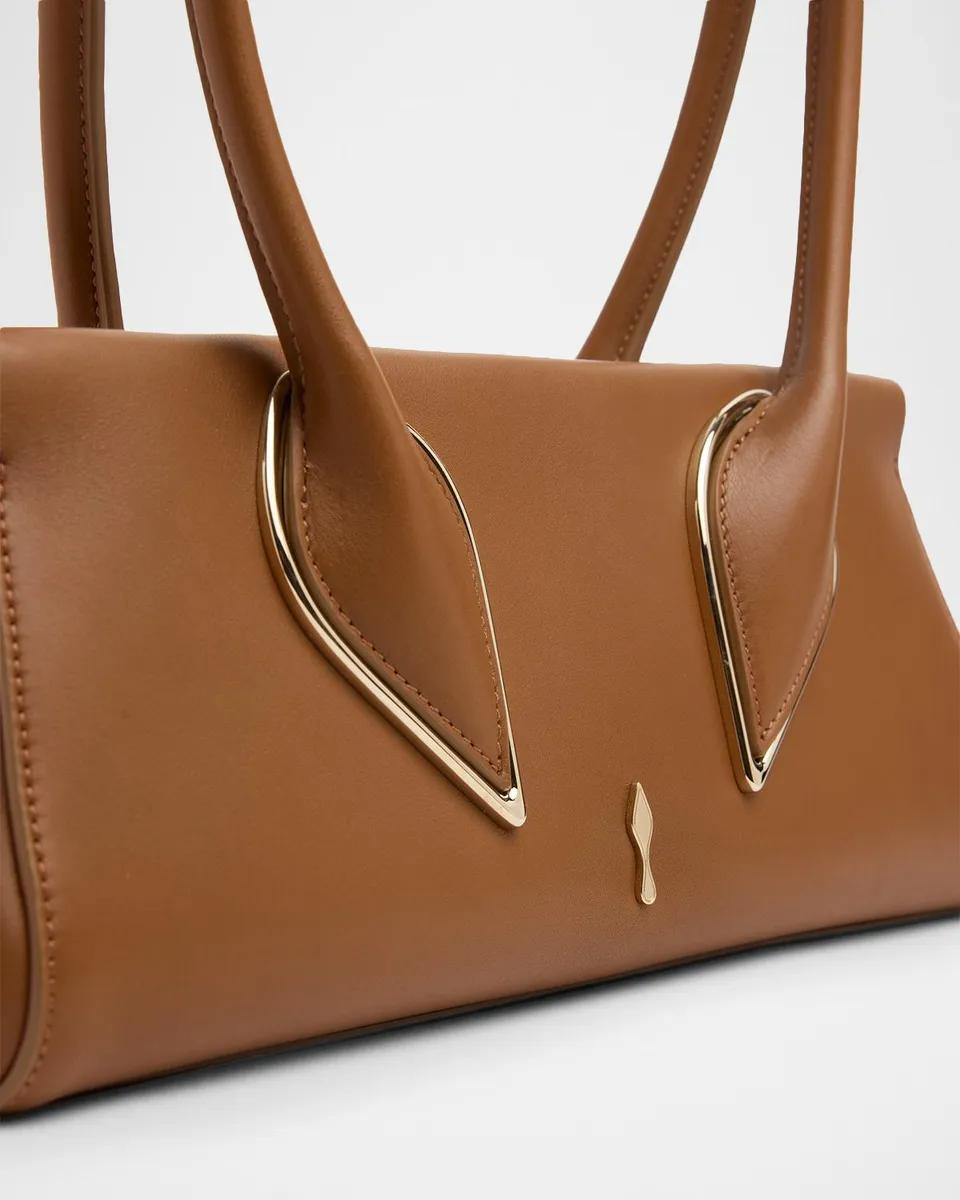 Christian Louboutin Venus Calf Leather Baguette Shoulder Bag | Thumbnail 6 Christian Louboutin Venus Calf Leather Baguette Shoulder Bag | Thumbnail 6