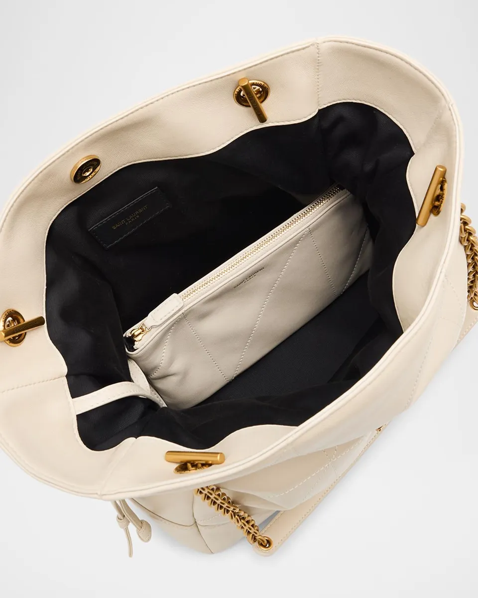 Saint Laurent Jamie 4.3 Small YSL Tote Bag in Quilted Leather | Thumbnail 4 Saint Laurent Jamie 4.3 Small YSL Tote Bag in Quilted Leather | Thumbnail 4