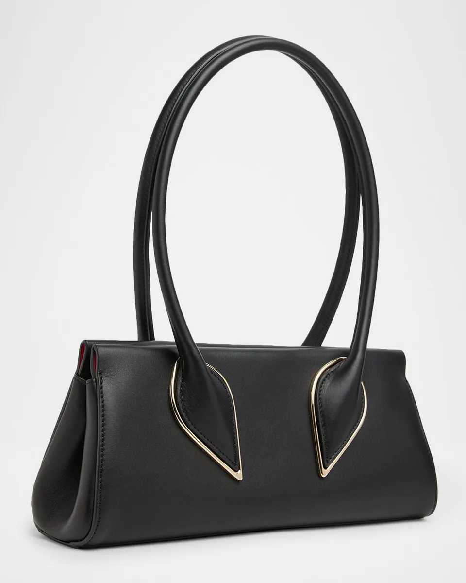 Christian Louboutin Venus Calf Leather Baguette Shoulder Bag | Thumbnail 2 Christian Louboutin Venus Calf Leather Baguette Shoulder Bag | Thumbnail 2