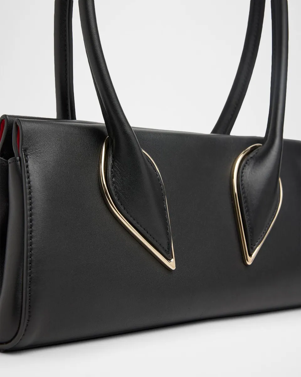 Christian Louboutin Venus Calf Leather Baguette Shoulder Bag | Thumbnail 4 Christian Louboutin Venus Calf Leather Baguette Shoulder Bag | Thumbnail 4
