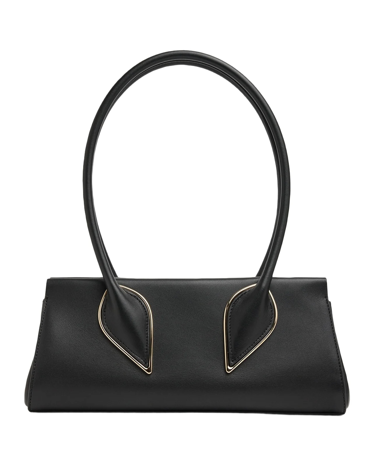 Venus Calf Leather Baguette Shoulder Bag Venus Calf Leather Baguette Shoulder Bag