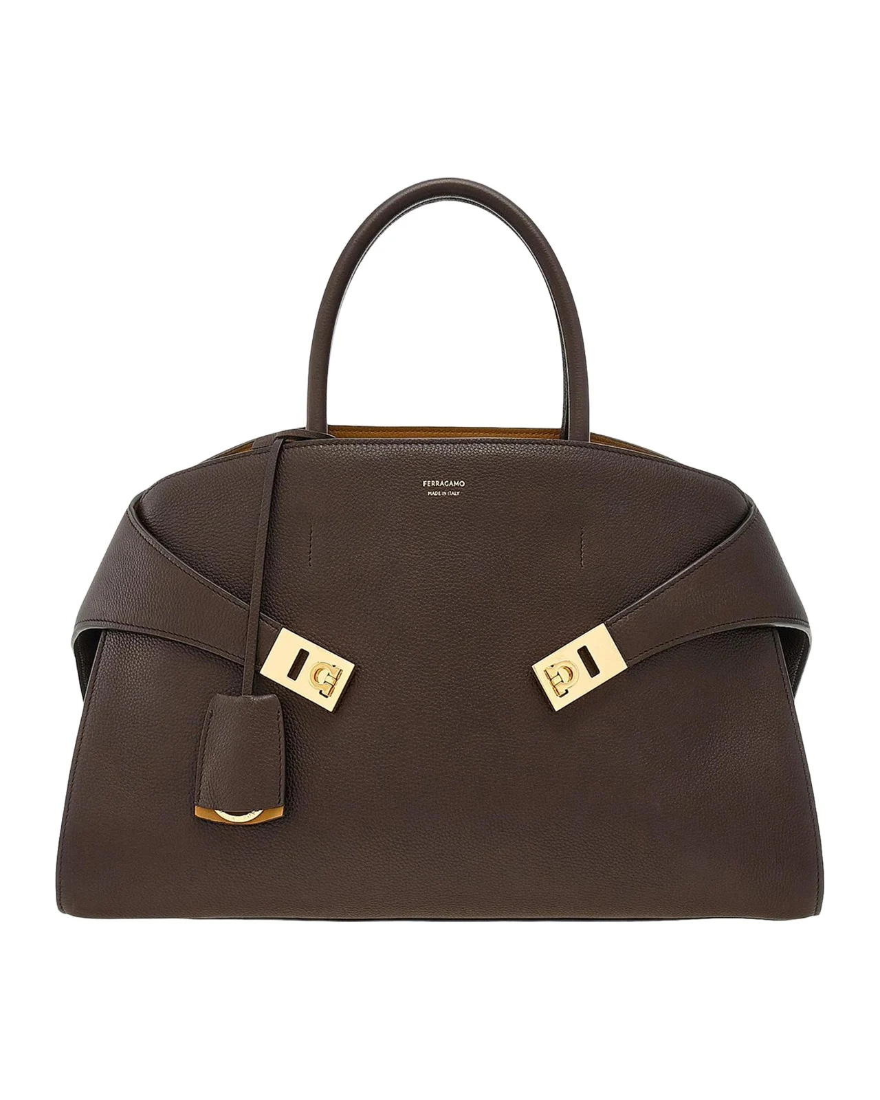 Hug Medium Leather Top-Handle Bag Hug Medium Leather Top-Handle Bag