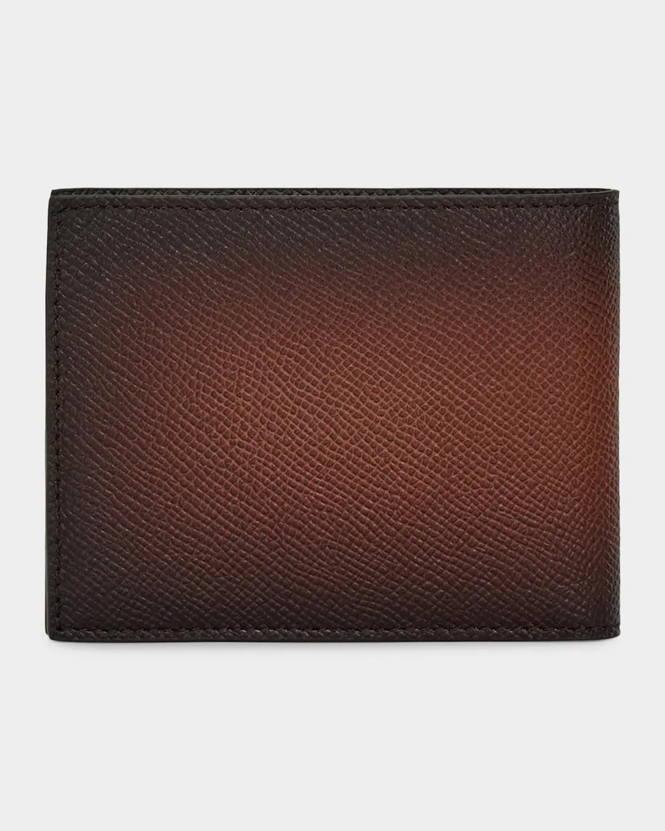 Ferragamo Men's Micro Gancio Leather Bifold Wallet | Thumbnail 4 Ferragamo Men's Micro Gancio Leather Bifold Wallet | Thumbnail 4