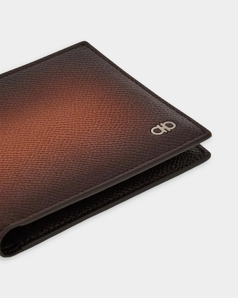 Ferragamo Men's Micro Gancio Leather Bifold Wallet | Thumbnail 5 Ferragamo Men's Micro Gancio Leather Bifold Wallet | Thumbnail 5