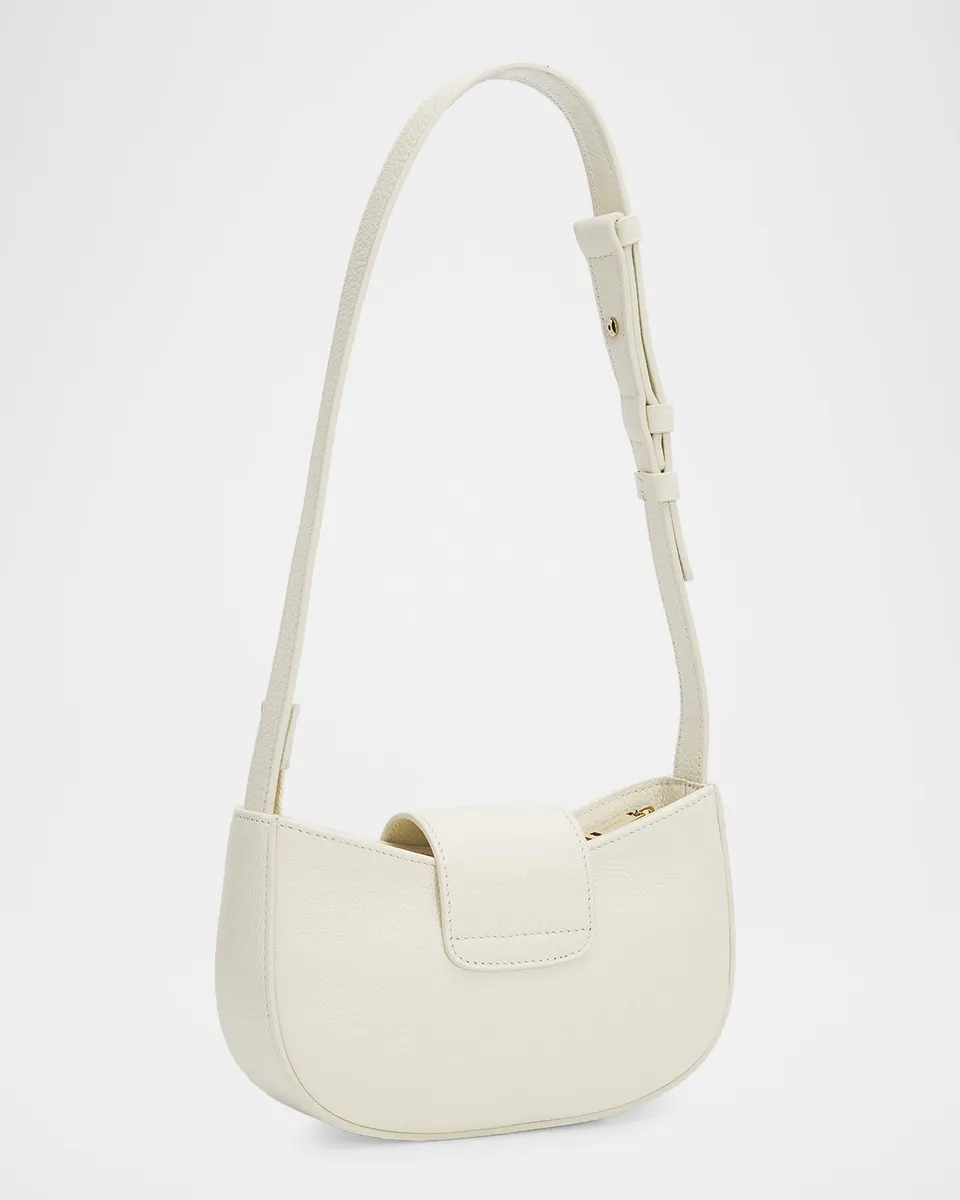 Ferragamo Gabry Gancini Leather Shoulder Bag | Thumbnail 3