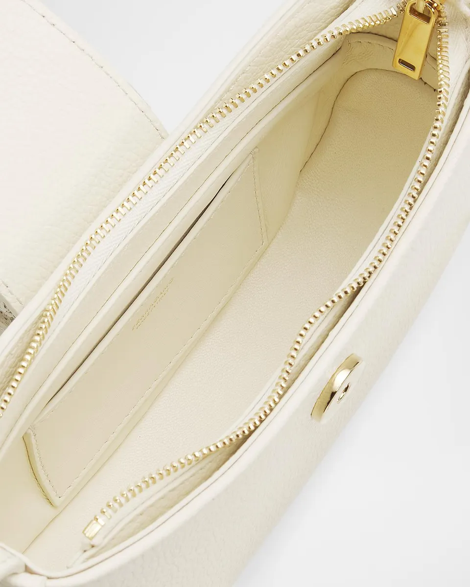 Ferragamo Gabry Gancini Leather Shoulder Bag | Thumbnail 4