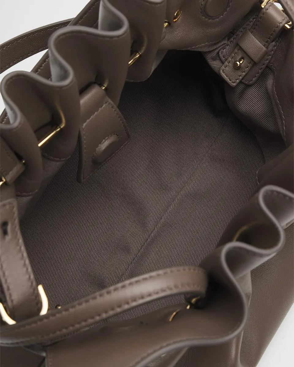 Ferragamo Small Piercing Nappa Leather Shoulder Bag | Thumbnail 4 Ferragamo Small Piercing Nappa Leather Shoulder Bag | Thumbnail 4
