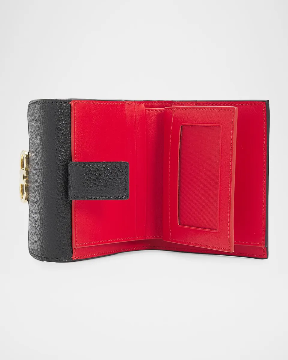 Ferragamo Portafoglio Leather Gancini Wallet | Thumbnail 3