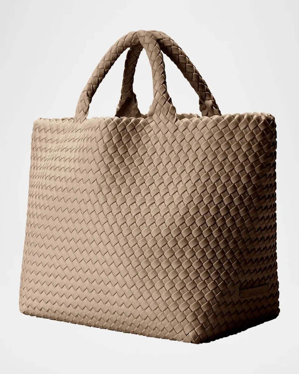 Naghedi St. Barths Medium Woven Neoprene Tote Bag | Thumbnail 3 Naghedi St. Barths Medium Woven Neoprene Tote Bag | Thumbnail 3