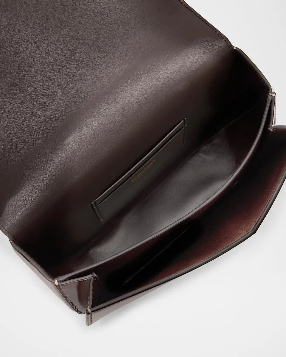 Ferragamo Double Gancini Leather Crossbody Bag | Thumbnail 4 Ferragamo Double Gancini Leather Crossbody Bag | Thumbnail 4