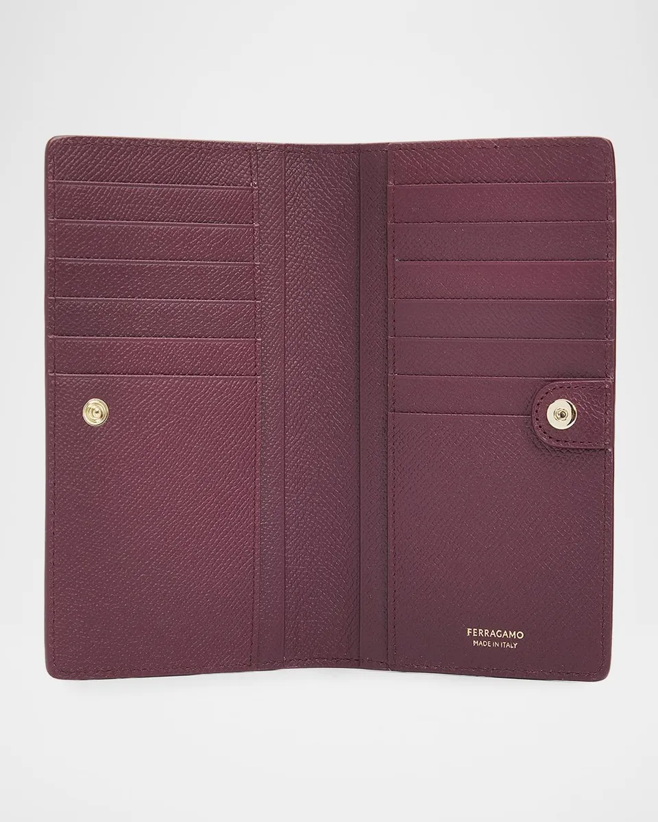 Ferragamo Gancini Leather Continental Wallet | Thumbnail 3