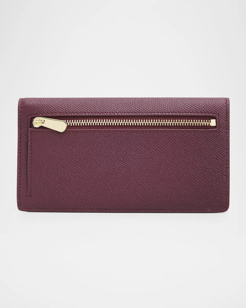 Ferragamo Gancini Leather Continental Wallet | Thumbnail 4