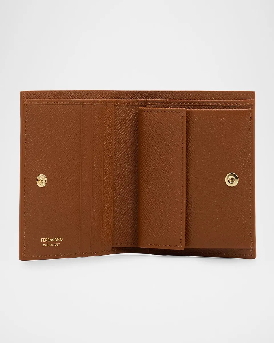 Ferragamo Gancini Compact Leather Wallet | Thumbnail 2