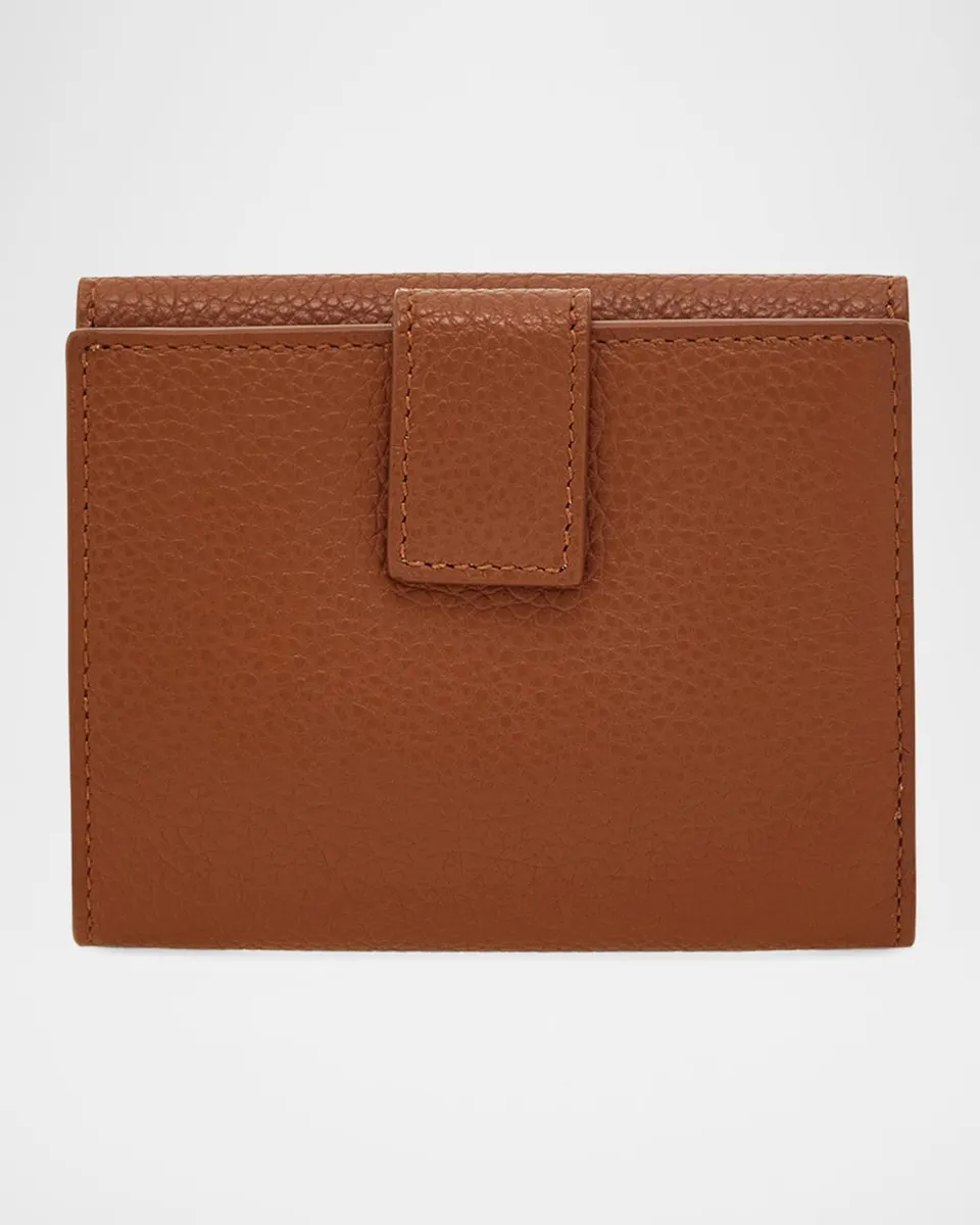 Ferragamo Gancini Compact Leather Wallet | Thumbnail 4