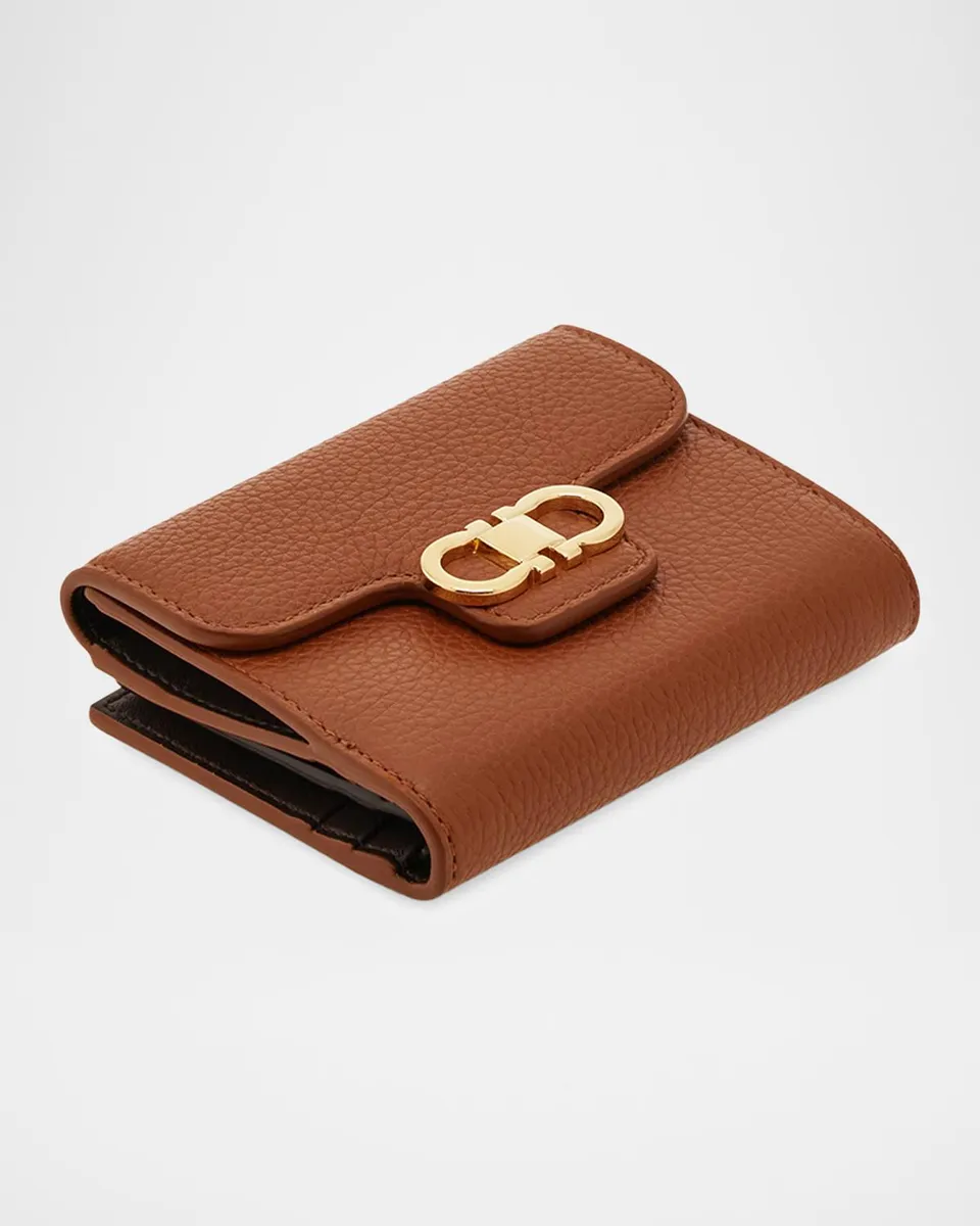 Ferragamo Gancini Compact Leather Wallet | Thumbnail 7