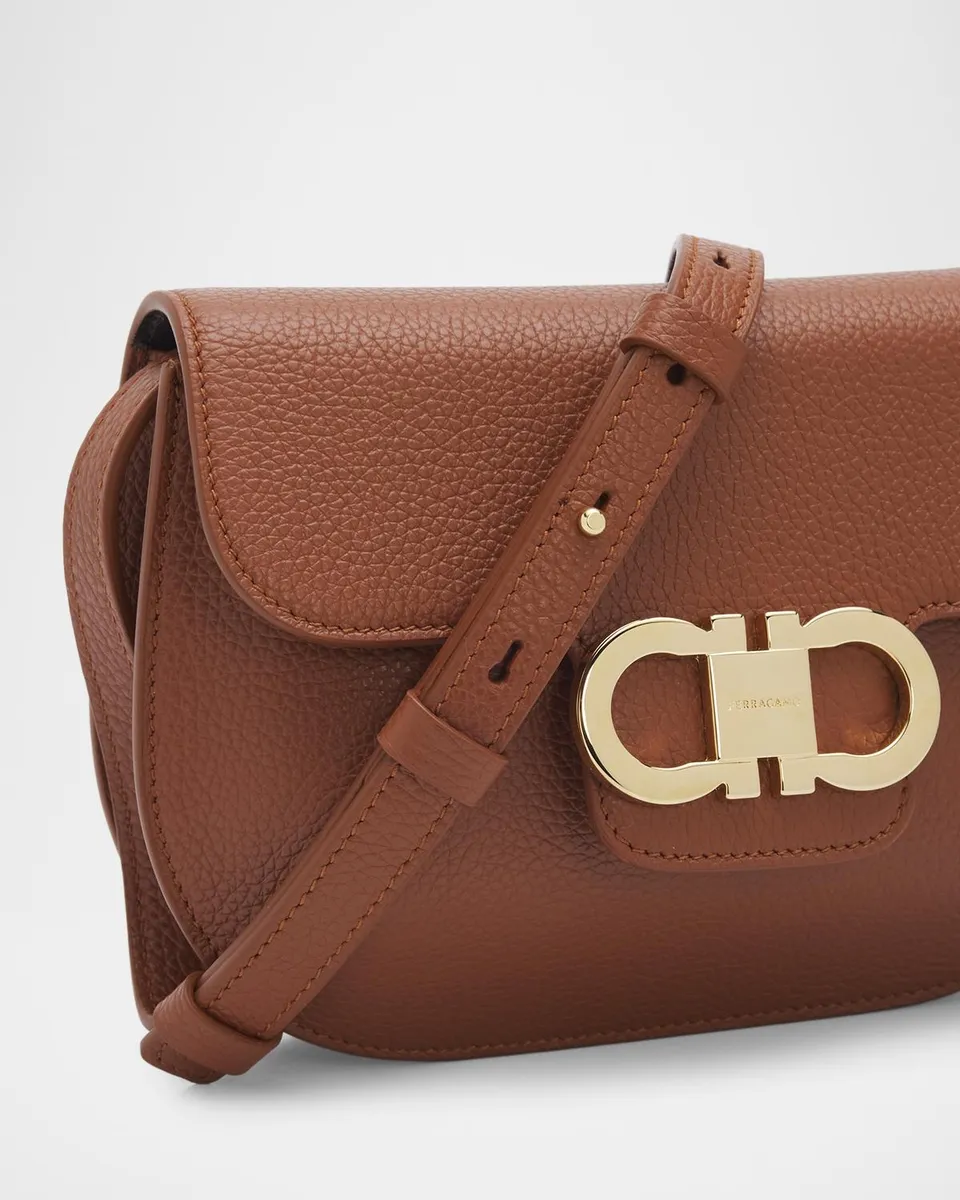 Ferragamo Lizzy Gancini Leather Crossbody Bag | Thumbnail 6 Ferragamo Lizzy Gancini Leather Crossbody Bag | Thumbnail 6