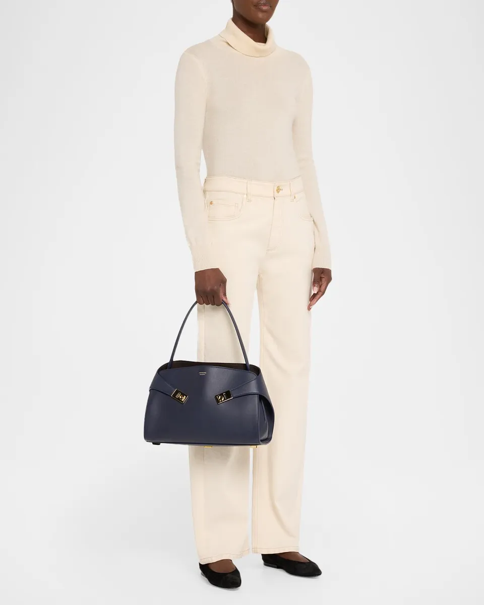 Ferragamo Hug Small Leather Top Handle Bag | Thumbnail 5 Ferragamo Hug Small Leather Top Handle Bag | Thumbnail 5