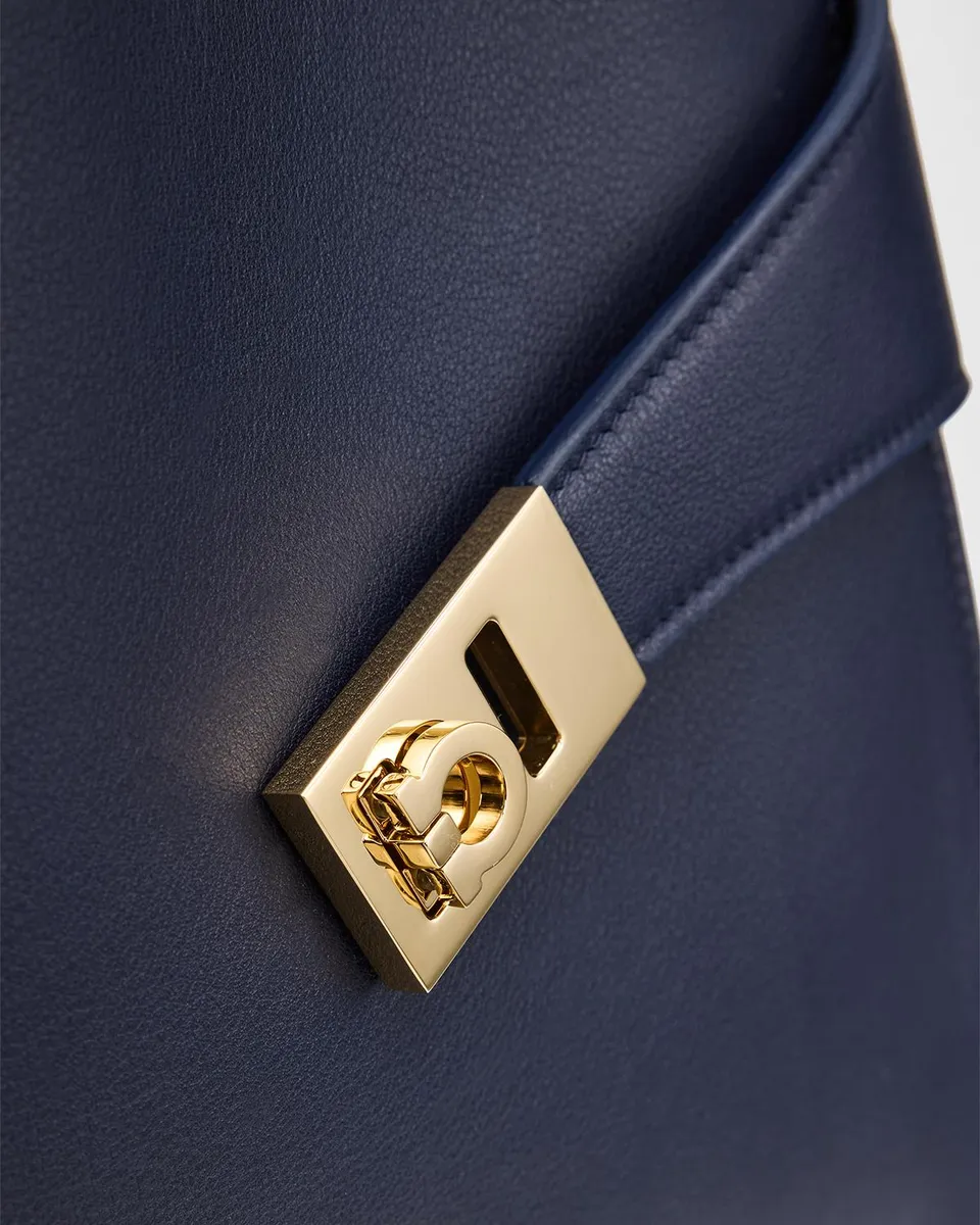 Ferragamo Hug Small Leather Top Handle Bag | Thumbnail 6 Ferragamo Hug Small Leather Top Handle Bag | Thumbnail 6