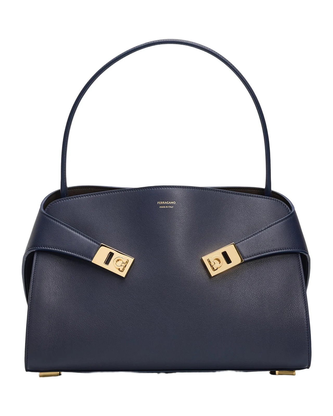 Hug Small Leather Top Handle Bag