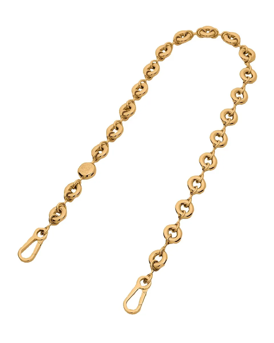 Loewe Donut Chain Shoulder Strap in Stainless Steel | Thumbnail 3 Loewe Donut Chain Shoulder Strap in Stainless Steel | Thumbnail 3