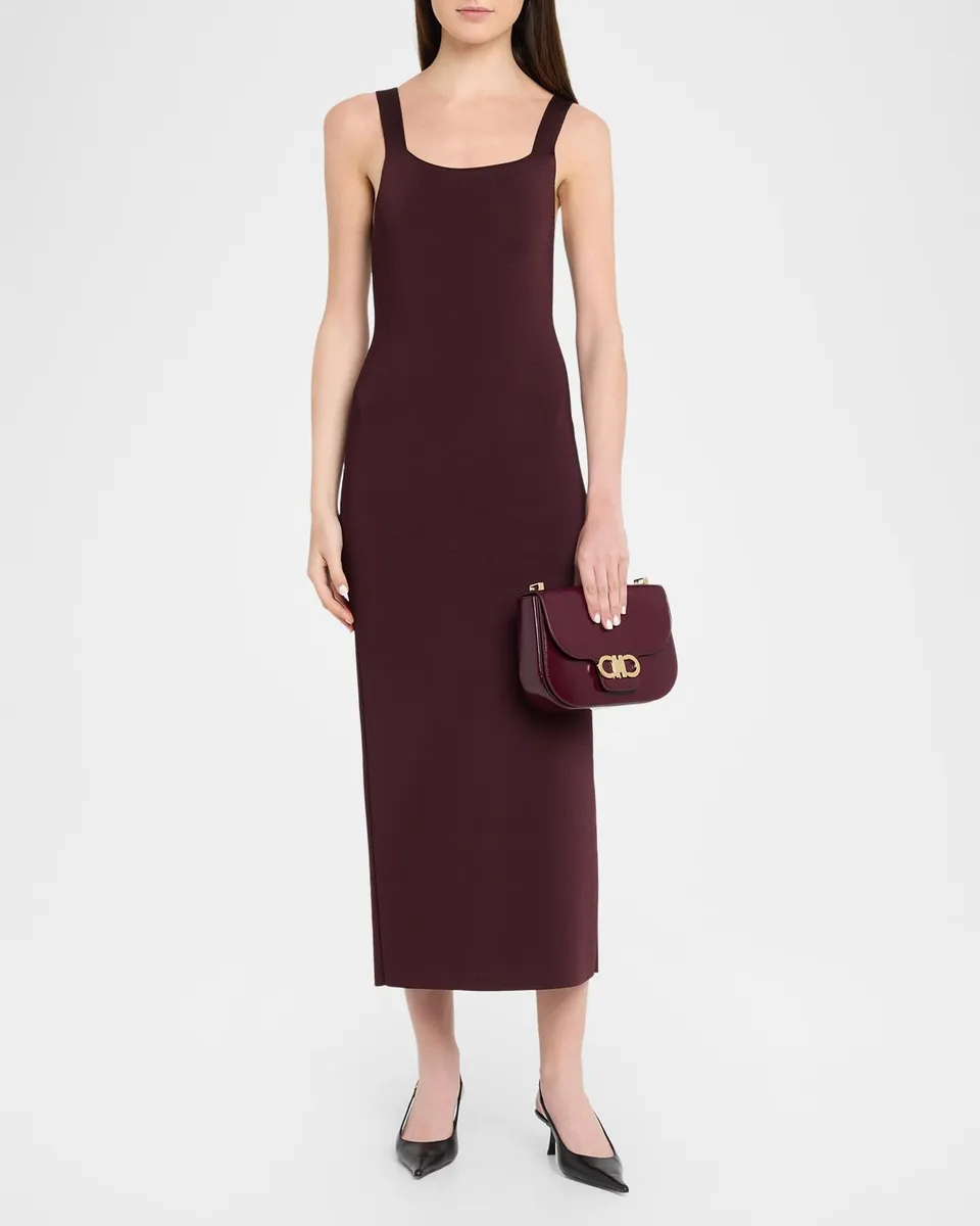 Ferragamo Double Gancini Leather Crossbody Bag | Thumbnail 6 Ferragamo Double Gancini Leather Crossbody Bag | Thumbnail 6