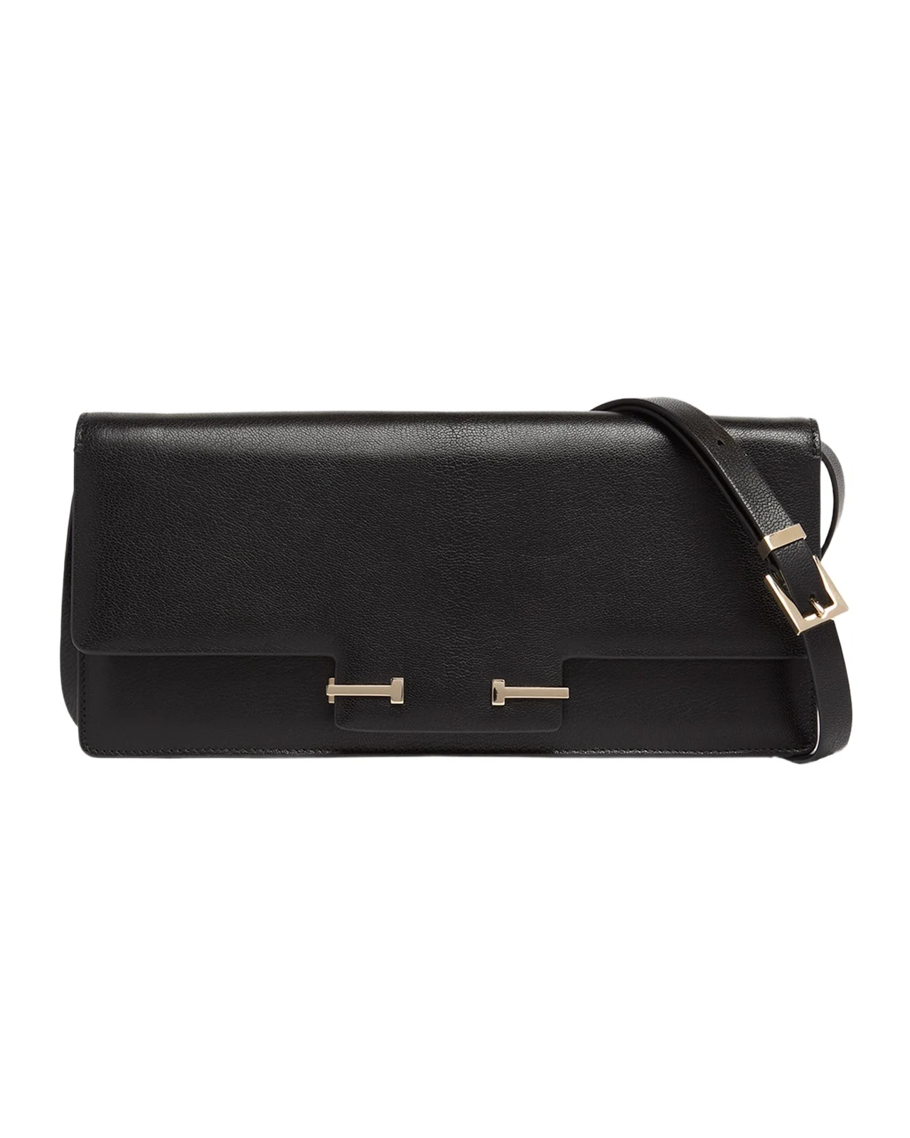 Tom Ford East-West Supple Grain Leather Shoulder Bag