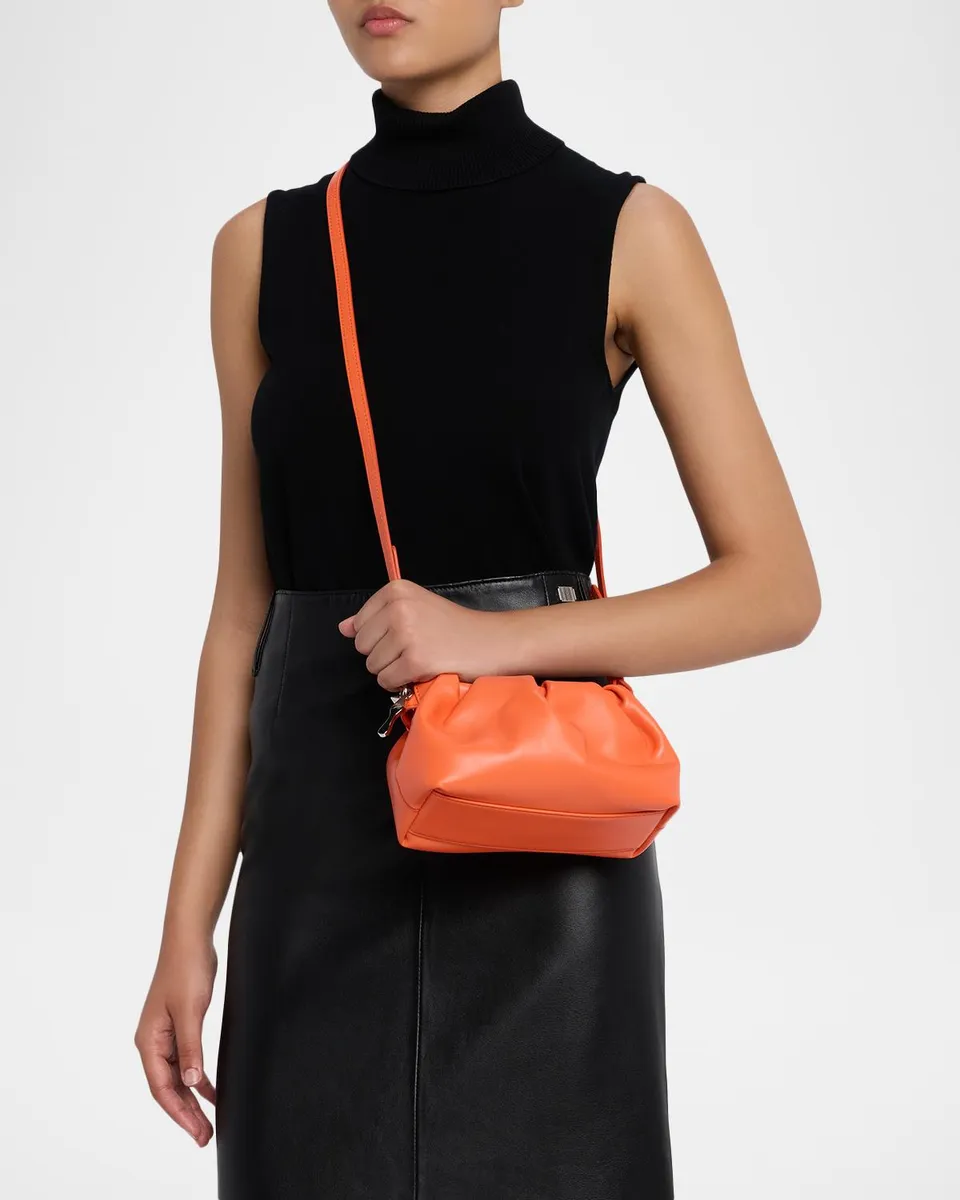 Christian Louboutin Eva Mini Pleated Crossbody Bag in Nappa Leather | Thumbnail 2