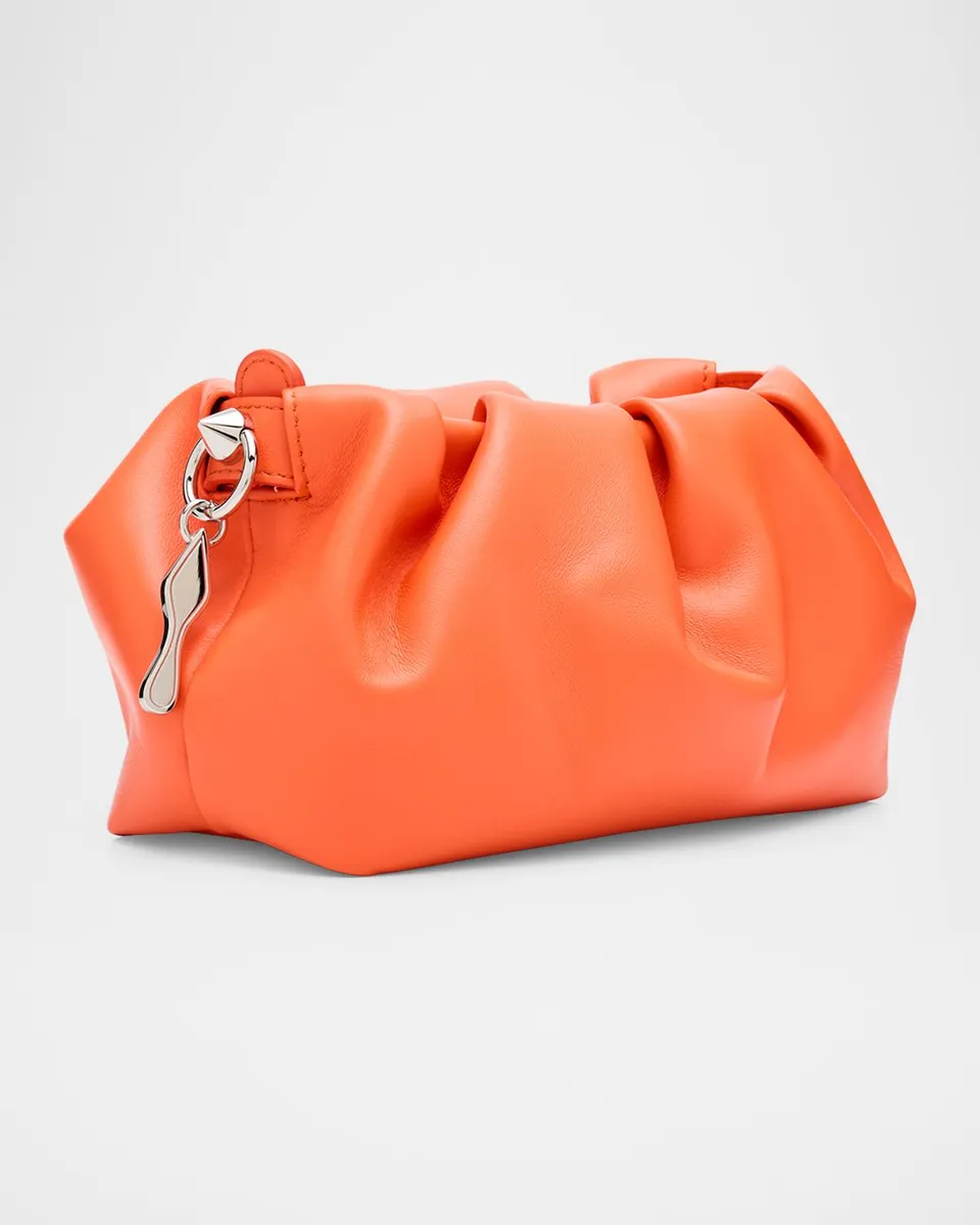 Christian Louboutin Eva Mini Pleated Crossbody Bag in Nappa Leather | Thumbnail 3
