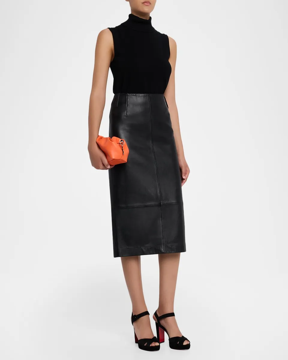 Christian Louboutin Eva Mini Pleated Crossbody Bag in Nappa Leather | Thumbnail 5