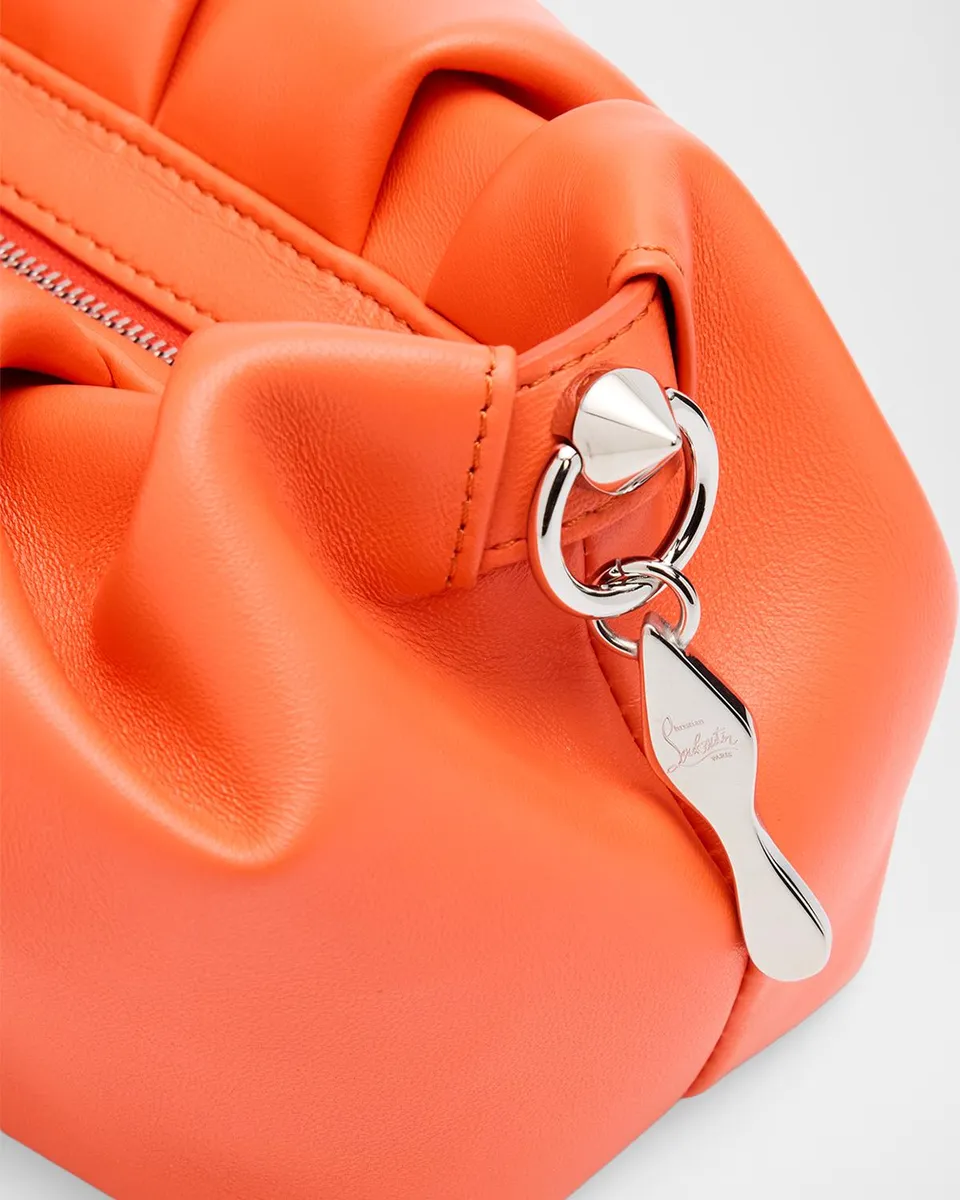 Christian Louboutin Eva Mini Pleated Crossbody Bag in Nappa Leather | Thumbnail 6