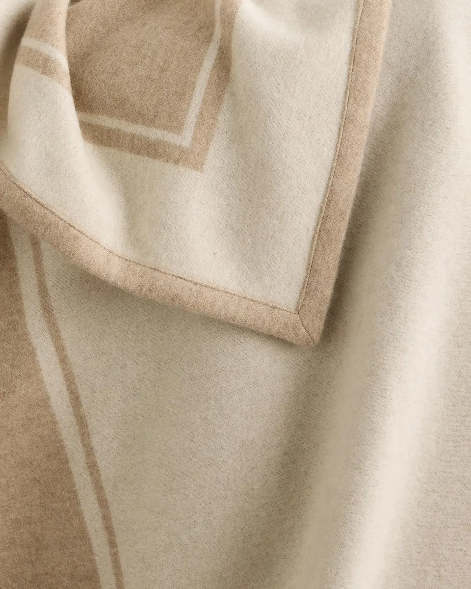 Sofia Cashmere Skyline Border Stripe Cashmere Throw, 56" x 72" | Thumbnail 4 Sofia Cashmere Skyline Border Stripe Cashmere Throw, 56" x 72" | Thumbnail 4