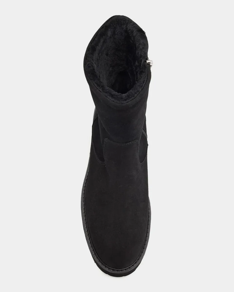 Aquatalia 40mm Eloise Shearling-Lined Suede Ankle Boots | Thumbnail 6 Aquatalia 40mm Eloise Shearling-Lined Suede Ankle Boots | Thumbnail 6
