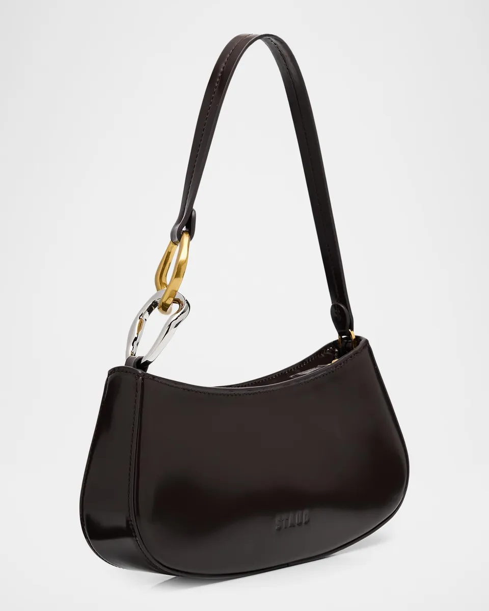 Staud Ollie Leather Shoulder Bag | Thumbnail 3