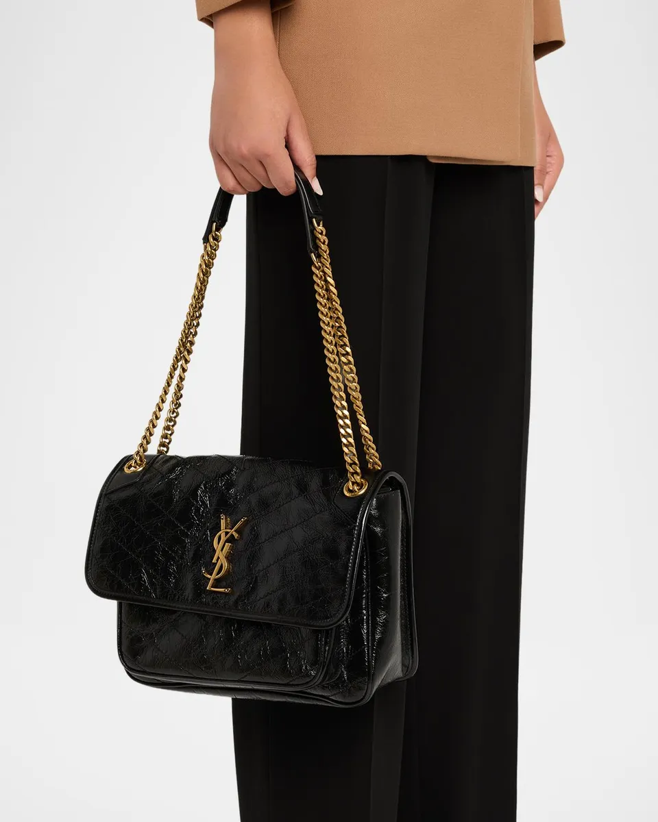 Saint Laurent Niki Medium YSL Shoulder Bag in Vintage Leather | Thumbnail 2 Saint Laurent Niki Medium YSL Shoulder Bag in Vintage Leather | Thumbnail 2