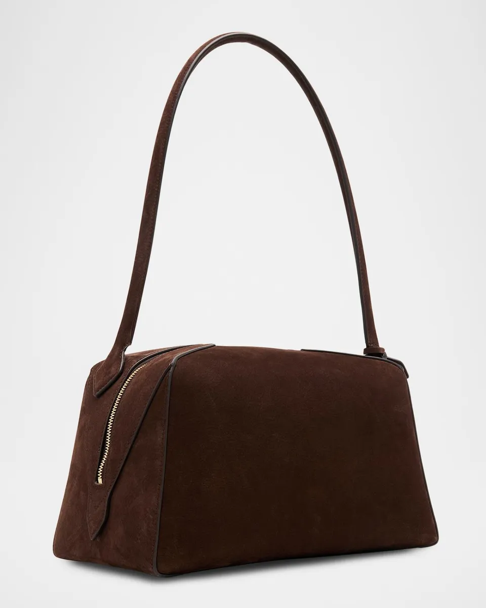 Alaïa Le Bouledogue Bowling Shoulder Bag in Nubuck Leather | Thumbnail 3 Alaïa Le Bouledogue Bowling Shoulder Bag in Nubuck Leather | Thumbnail 3