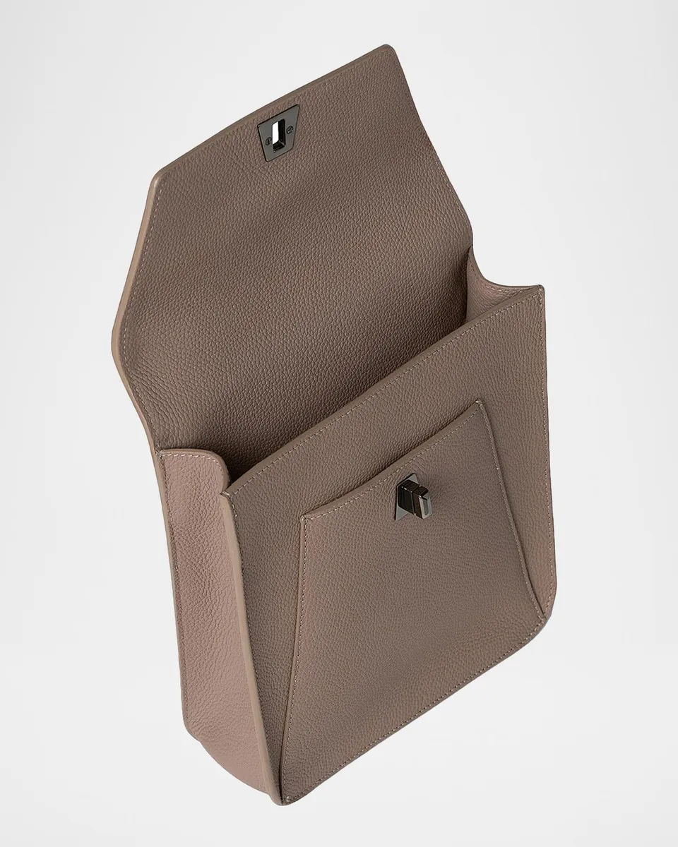 Akris Anouk Small Leather Messenger Bag | Thumbnail 2