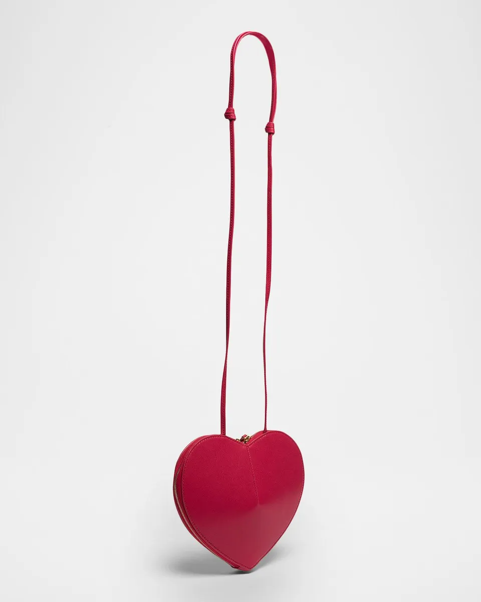 Alaïa Le Coeur Crossbody Bag in Suede | Thumbnail 3 Alaïa Le Coeur Crossbody Bag in Suede | Thumbnail 3