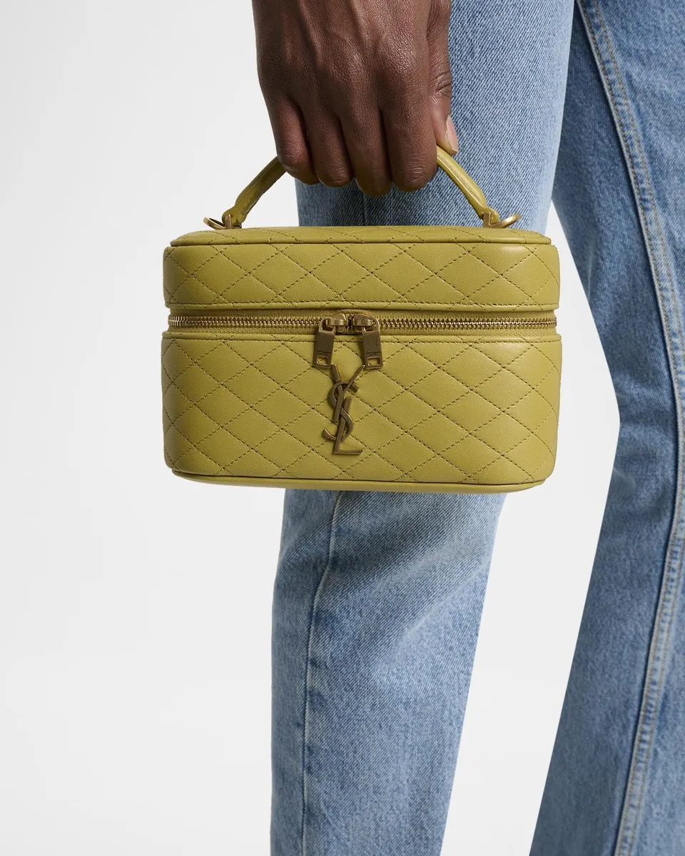 Saint Laurent Gaby Vanity Quilted Leather Bag | Thumbnail 2