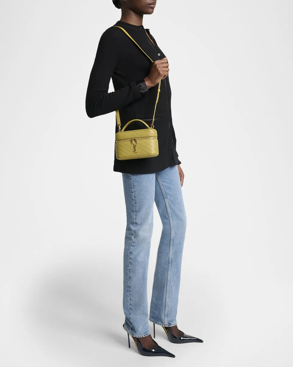 Saint Laurent Gaby Vanity Quilted Leather Bag | Thumbnail 6