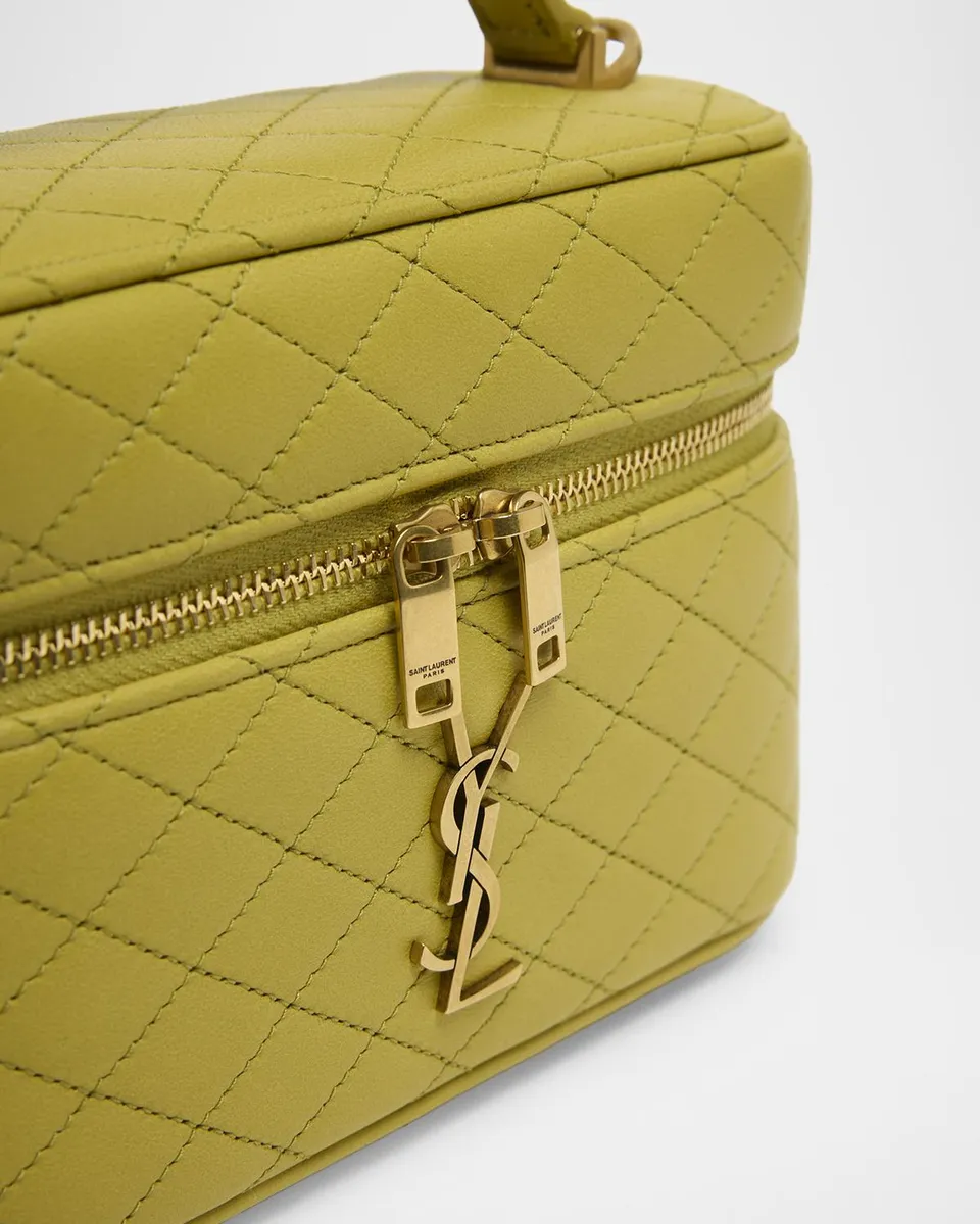 Saint Laurent Gaby Vanity Quilted Leather Bag | Thumbnail 7